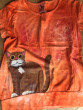 Dámské tričko kočka oranž