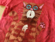 Dětské tričko kočičí červené