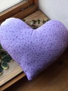 Voňavý polštář srdce lila