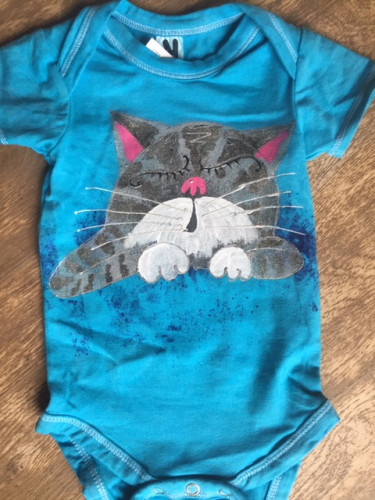 Dětské body tyrkys