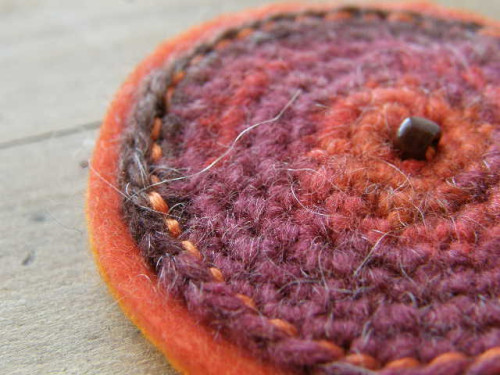 Brož ohnivé kolečko