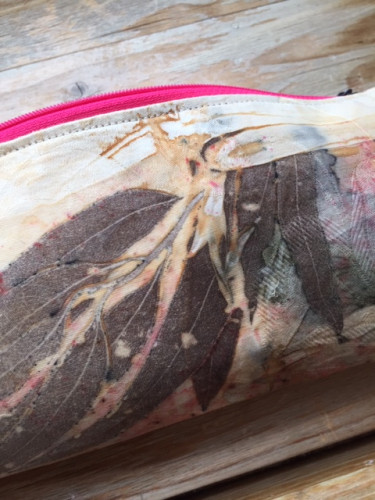 Malá látková taštička ecoprint penál dlouhý