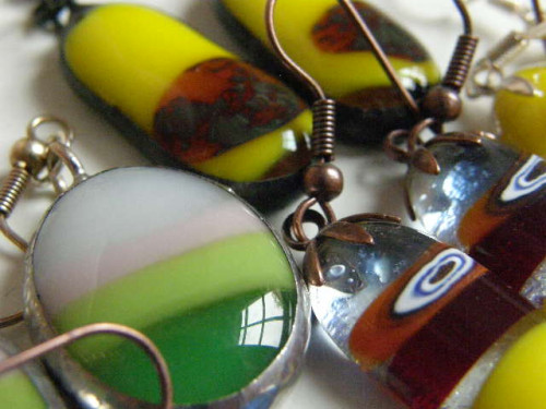 Skleněné náušnice