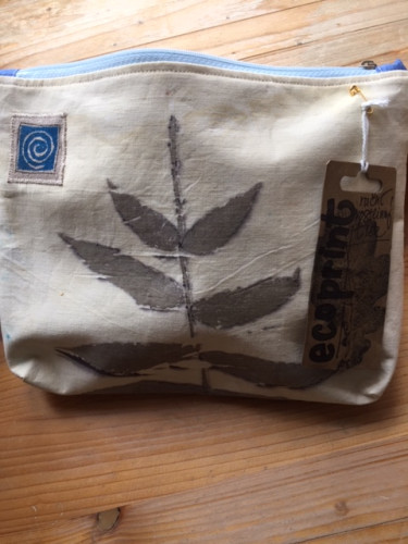 Taštička na drobnosti ecoprint velká
