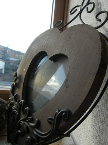 Rámeček srdíčko s ornamenty