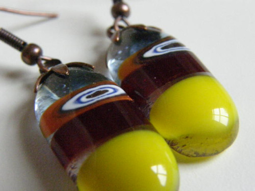 Skleněné náušnice