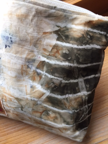 Malá látková taštička ecoprint