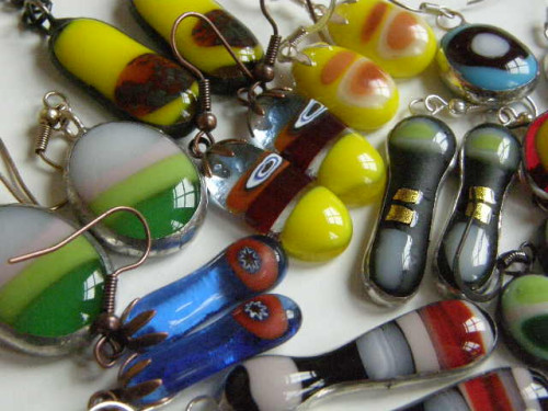 Skleněné náušnice