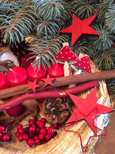 Sada na výrobu adventního věnce - velký