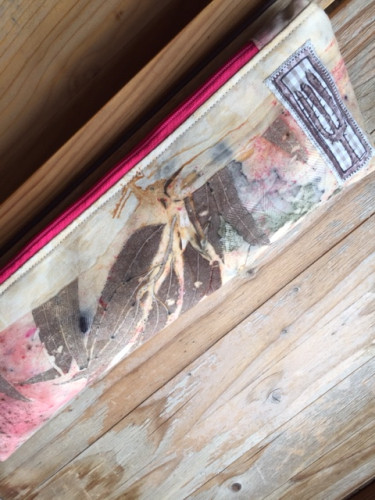 Malá látková taštička ecoprint penál dlouhý