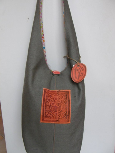 Malý pytel khaki