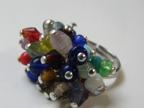 ketlovaný prsten "duha"